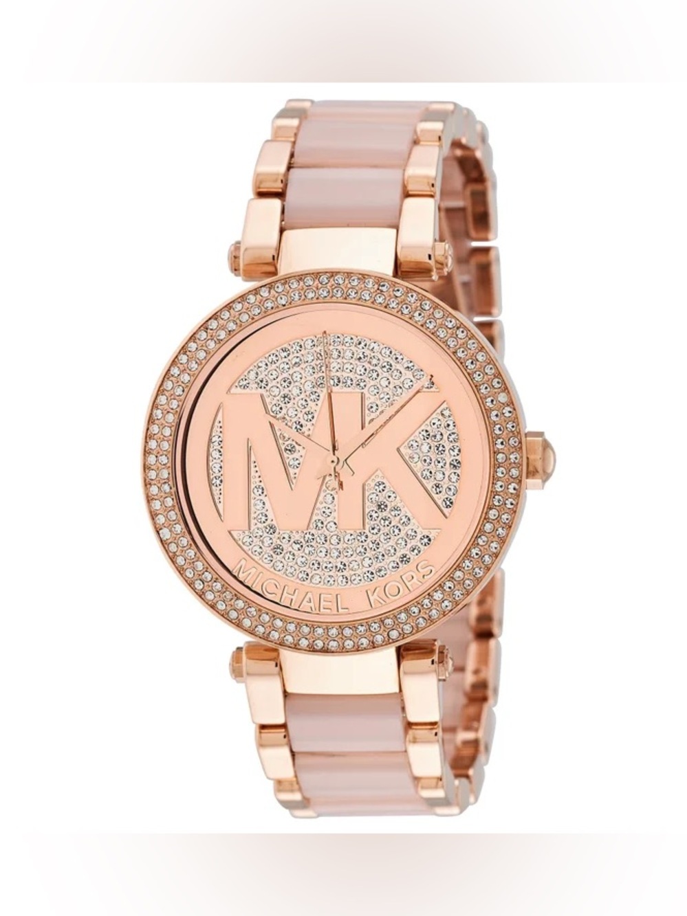 Michael Kors Parker Rose Gold Crystal Ladies Watch